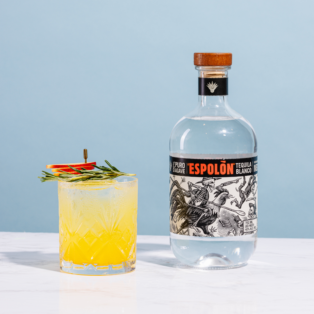 Peach & Rosemary Margarita