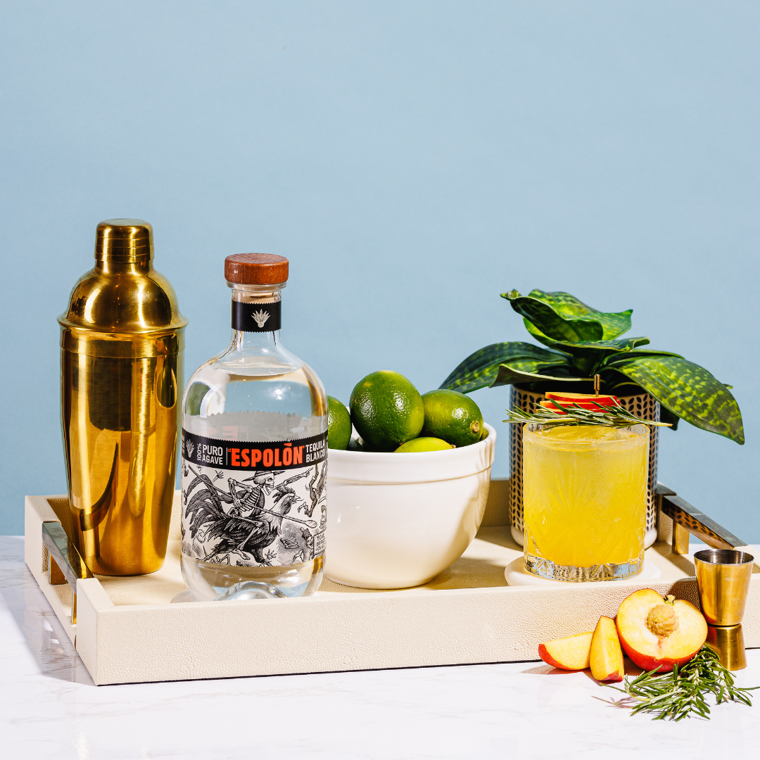 Peach & Rosemary Margarita