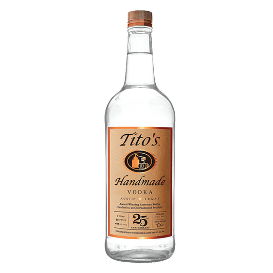 Tito's Vodka (750mL) - Sourced: Craft Cocktails Delivered